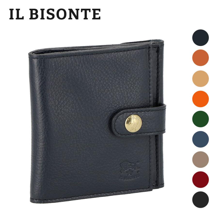イルビゾンテ 財布 三つ折り SMW022 PV0005 BK110B ブラック brandparks_ilbisonte-0032-0-bk