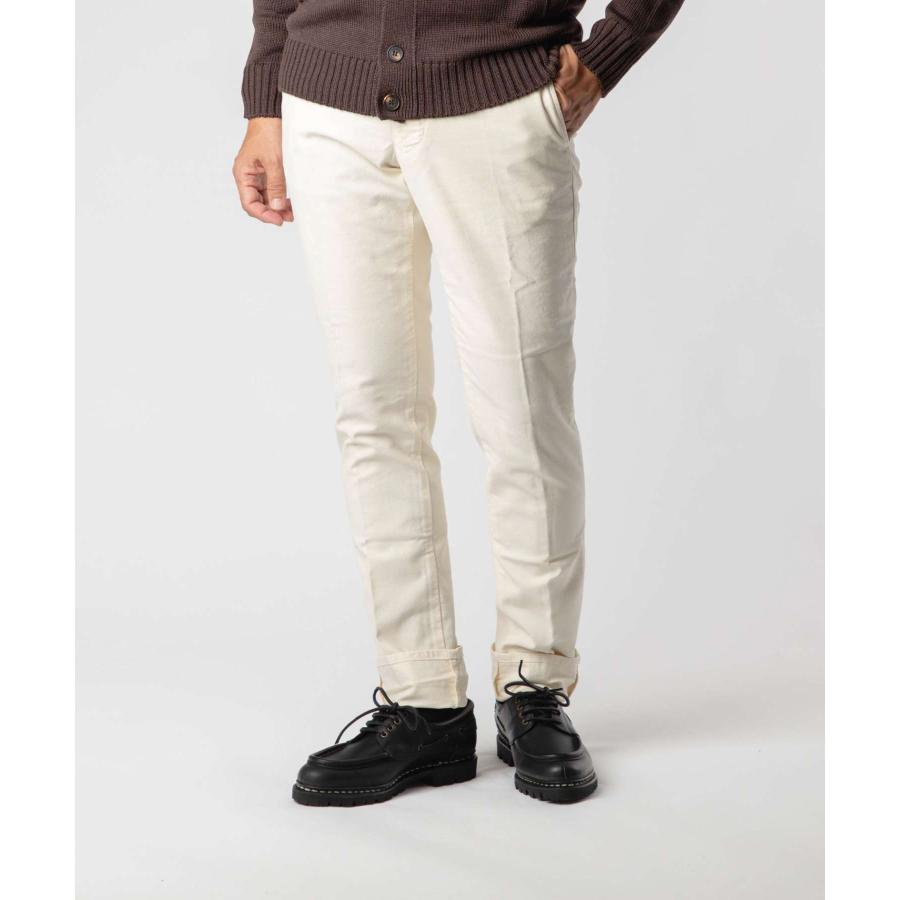 インコテックス INCOTEX 18S100 - 4611D パンツ PANTALONE UOMO メンズ ボトムス スラックス SLACKS SLIM FIT アイボリー ベージュ ネイビー ブラック 2 爆買の画像