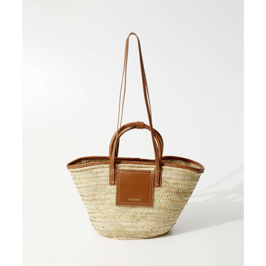 SS25[JACQUEMUS]^SOLI ラピア パニエ バスケット トートバッグ JACQUEMUS（ジャックムス）の「JACQUEMUS LE PANIER SOLI