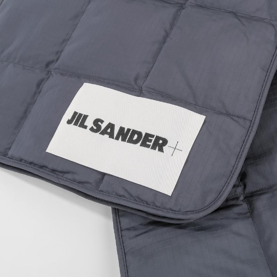JIL SANDER ネイビー　ダウンマフラー 定価63,800円】JIL SANDER ダウンマフラー ネイビー 未使用品