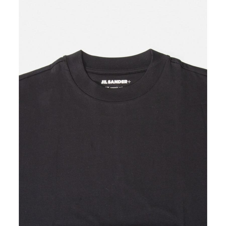 【単品】 JIL SANDER+ ジルサンダー 半袖 Tシャツ ブラック S JIL SANDER SANDER+ ジルサンダー プラス Tシャツ 【1枚単品