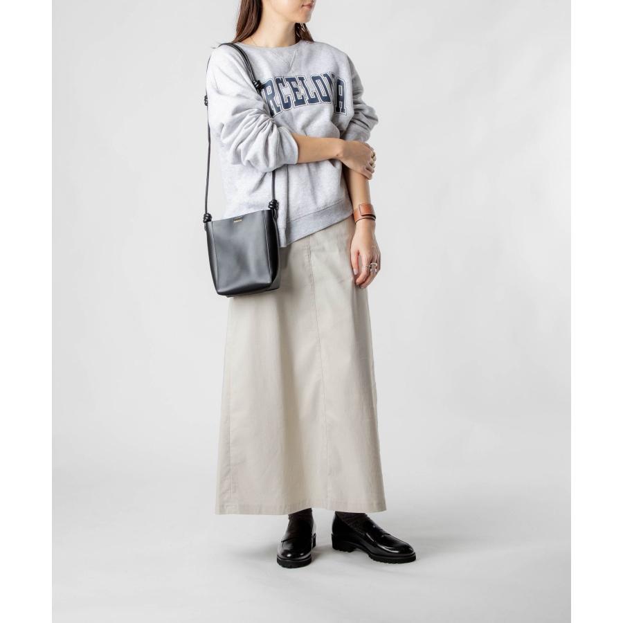 JIL SANDER レザー ショルダーバッグ シルバー ジルサンダー JIL SANDER 24SS DUMPLING クロコ型押し レザー