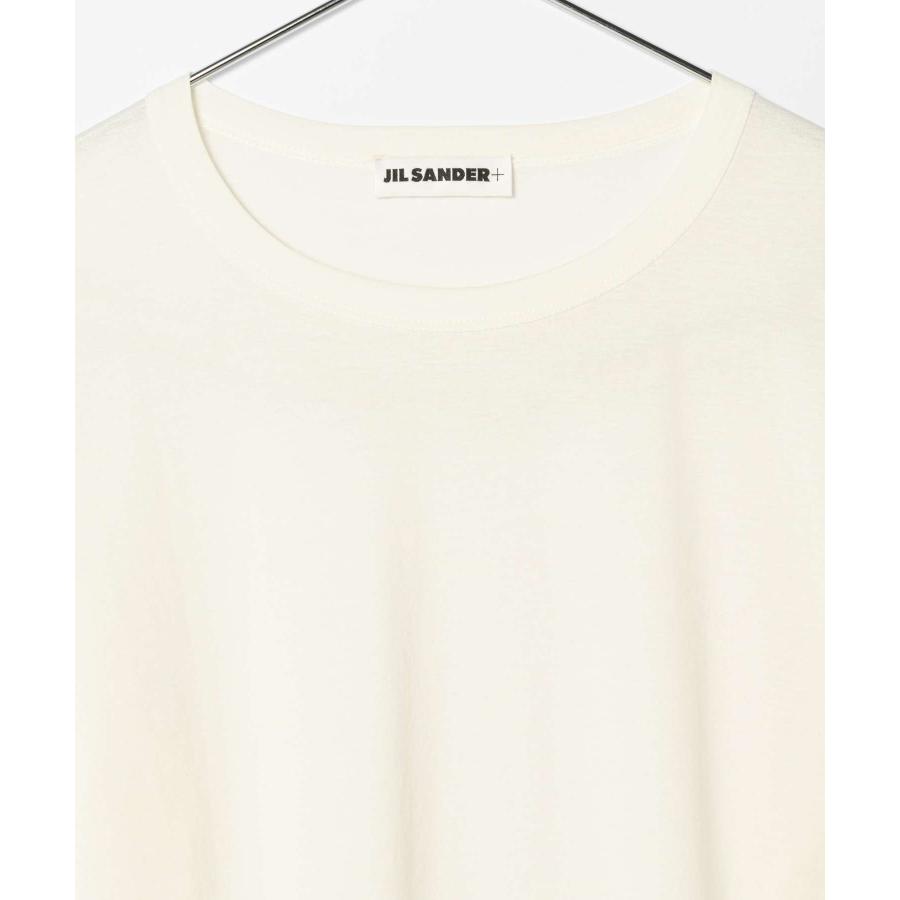 ジルサンダー プラス JIL SANDER+ J47GC0013 J45031 Tシャツ メンズ トップス 長袖 Uネック 無地 ロンT ブラック ホワイト S M L｜u-stream｜05