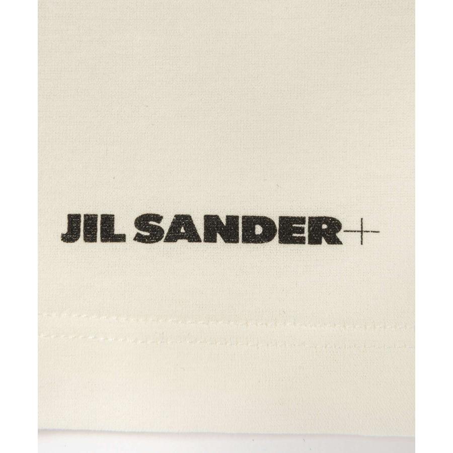 ジルサンダー プラス JIL SANDER+ J47GC0013 J45031 Tシャツ メンズ トップス 長袖 Uネック 無地 ロンT ブラック ホワイト S M L｜u-stream｜08