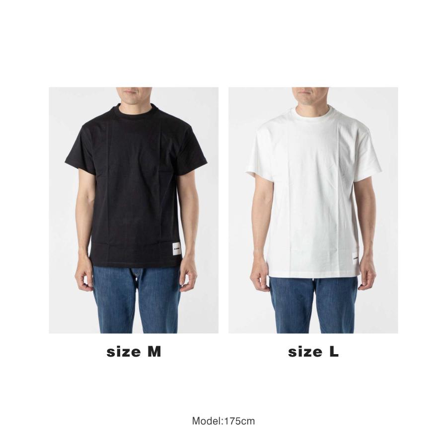 ジルサンダー プラス JIL SANDER+ J47GC0001 J45048 Tシャツ メンズ トップス 半袖 クルーネック ロゴラベル S M L｜u-stream｜16