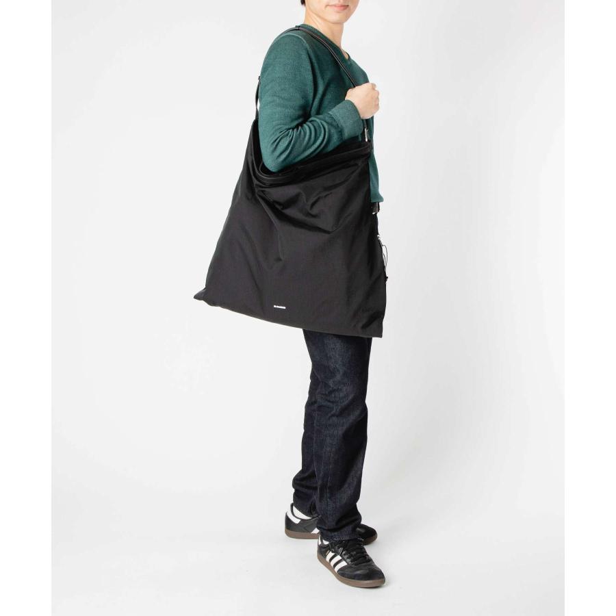 ジルサンダー JIL SANDER SOFT ROLLED HOBO ソフト ロールド ホーボー J26ZH0008 P8500 トートバッグ メンズ バッグ ブラック 爆買の画像