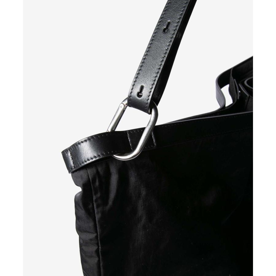 ジルサンダー JIL SANDER SOFT ROLLED HOBO ソフト ロールド ホーボー J26ZH0008 P8500 トートバッグ メンズ バッグ ブラック 爆買の画像