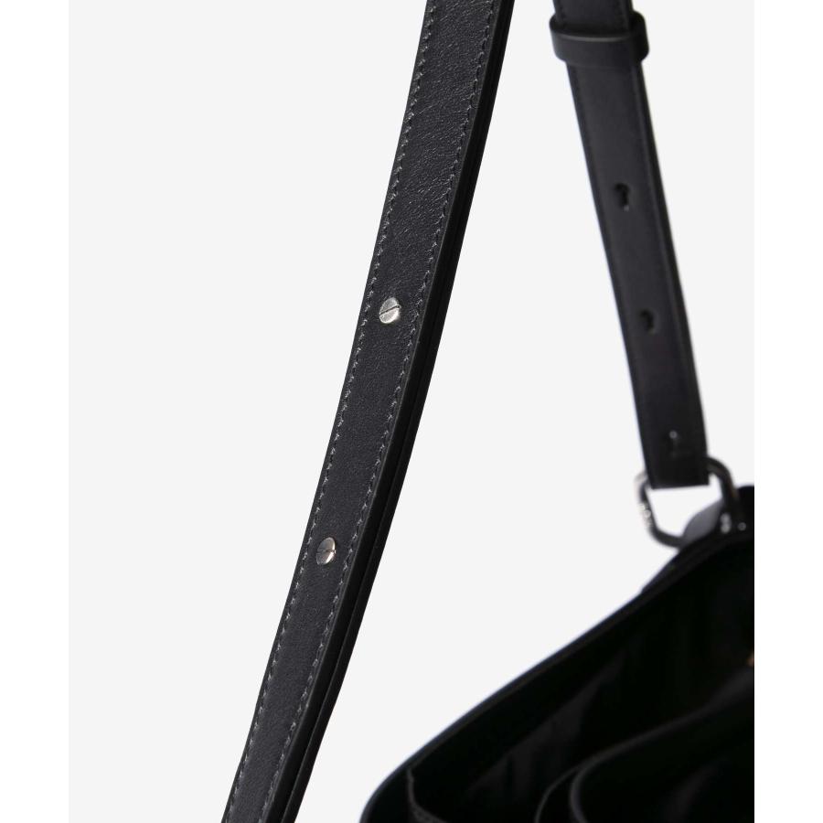 ジルサンダー JIL SANDER SOFT ROLLED HOBO ソフト ロールド ホーボー J26ZH0008 P8500 トートバッグ メンズ バッグ ブラック 爆買の画像
