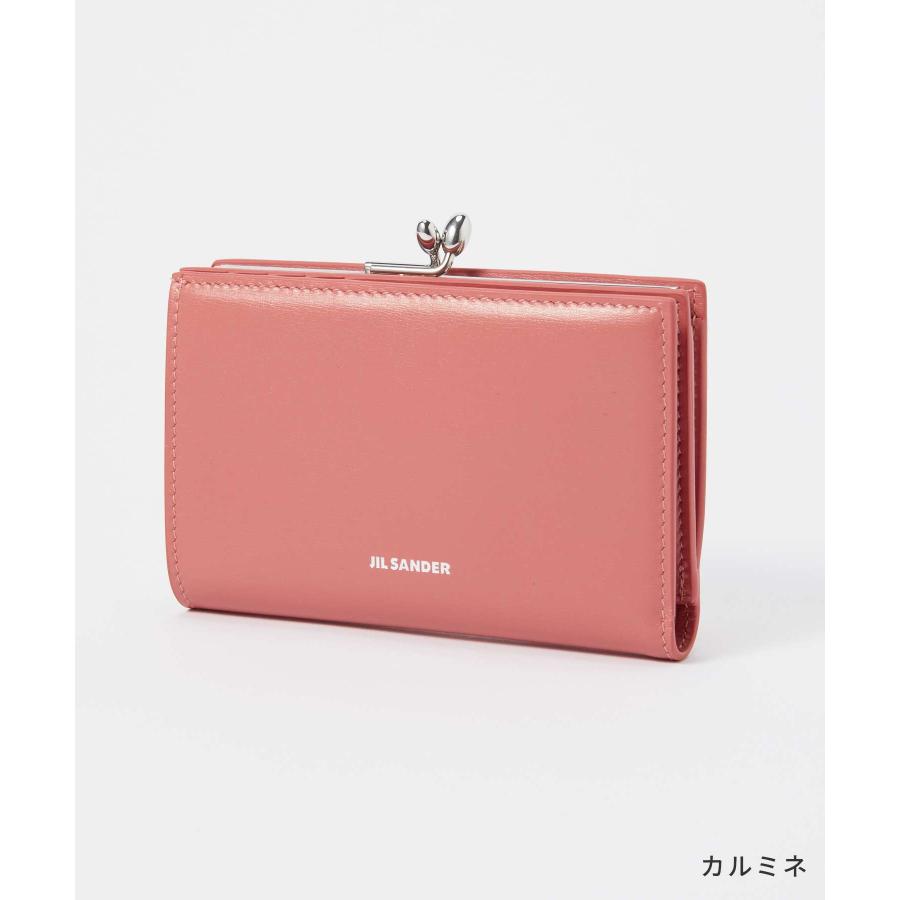 専用です。ジルサンダー　JIL SANDER 二つ折り財布 レザー ピンク系 ジルサンダー Jil Sander 二つ折り財布 ポケット ミニ財布
