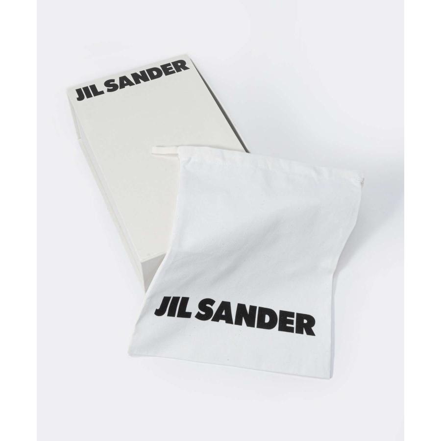 ジルサンダー JIL SANDER J15WS0002 P4868 スニーカー メンズ レディース シューズ キャンバス プラットフォーム レザー シンプル ブラック ホワイト 爆買の画像