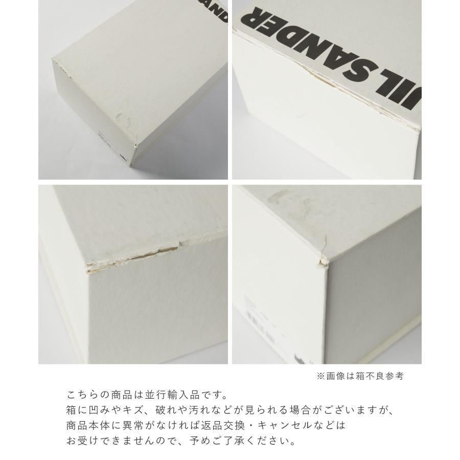 ジルサンダー JIL SANDER J15WS0002 P4868 スニーカー メンズ レディース シューズ キャンバス プラットフォーム レザー シンプル ブラック ホワイト 爆買の画像