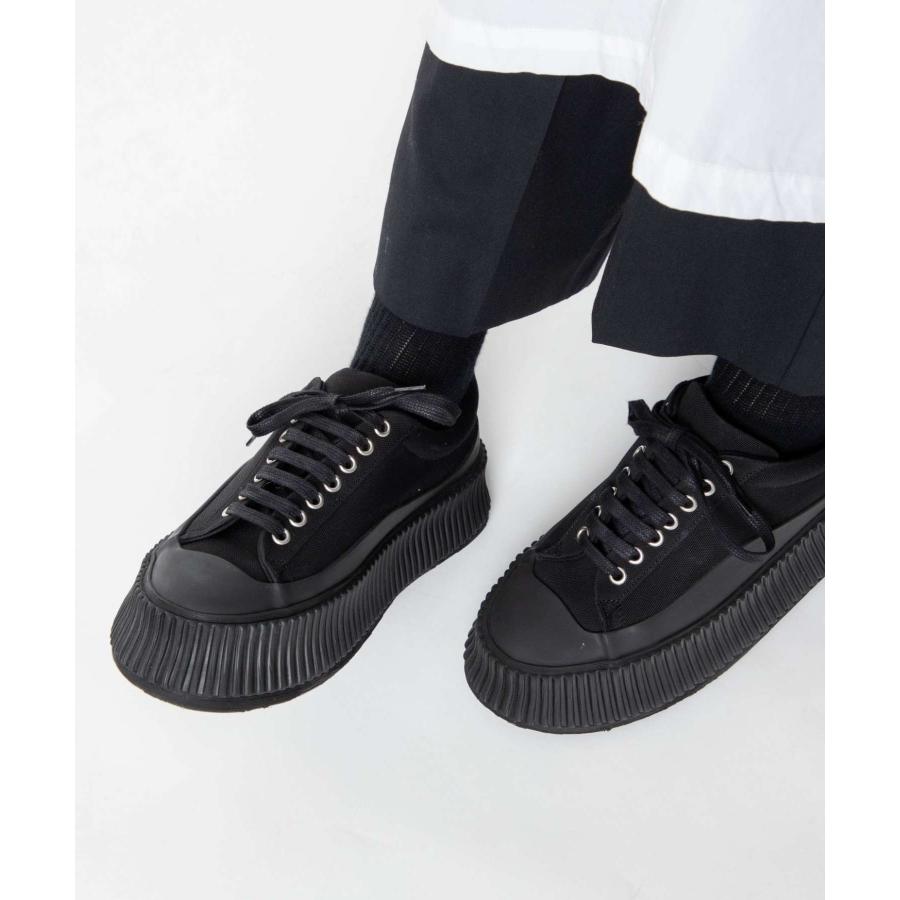 JIL.SANDER.ジルサンダーレザー キャンバス スニーカー