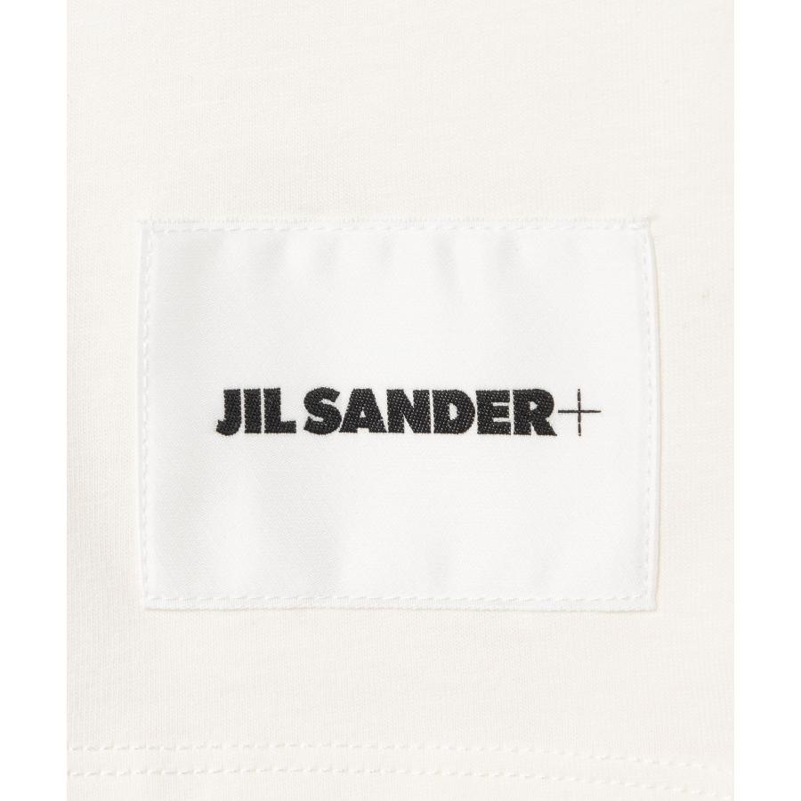 3枚セット ジルサンダー プラス JIL SANDER+ J47GC0002 J45048 Tシャツ メンズ レディース トップス 長袖 ロングTシャツ クルーネックロンT S M L ホワイト｜u-stream｜06