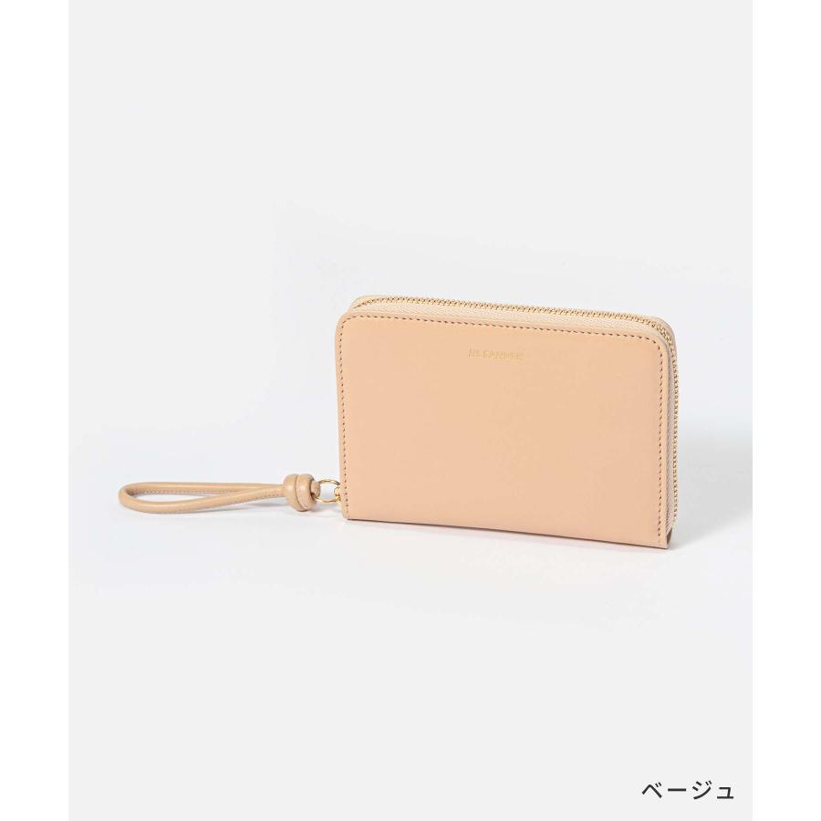 JIL SANDER ピンクベージュ　二つ折り財布 JIL SANDER（ジルサンダー） JIL SANDER 2つ折り財布 小銭入れ付き