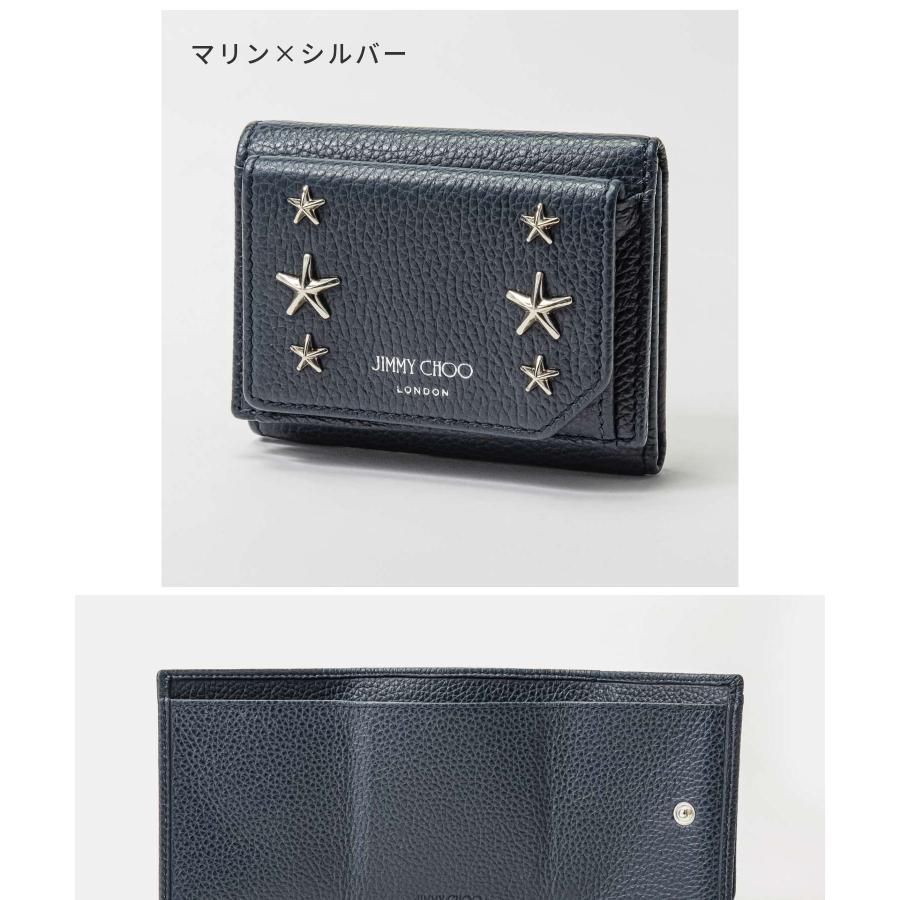 JIMMY CHOO（ジミーチュウ） JIMMY CHOO BEALE UUF 三つ折り財布