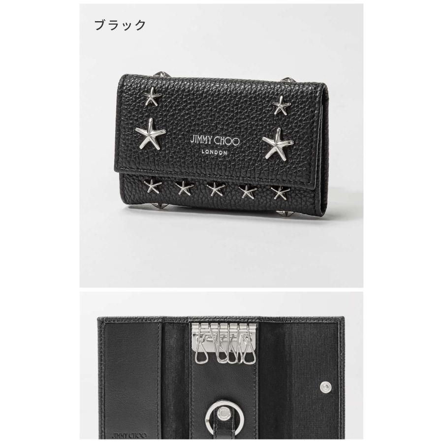 ジミーチュウ JIMMY CHOO HOWICK UUF キーケース ホーウィック メンズ レディース 6連 レザー 本革 スタースタッズ 全4色｜u-stream｜02