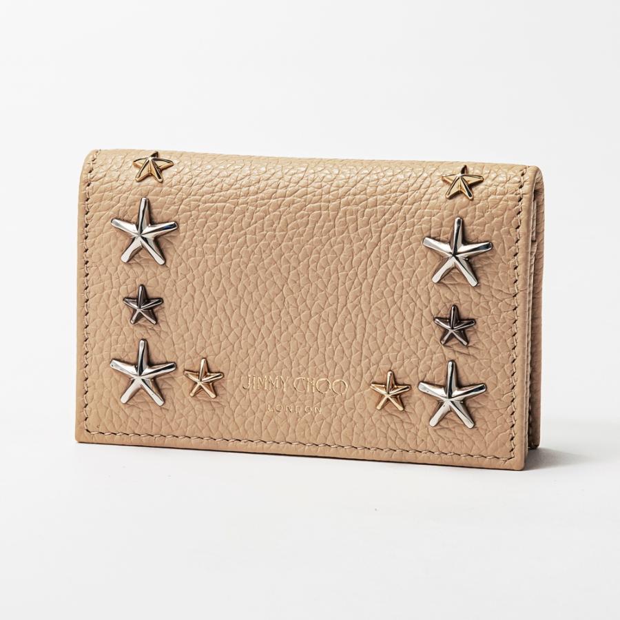 JIMMY CHOOスタースタッズ付き レザースリーブ／タブレットケース JIMMY CHOO（ジミーチュウ） JIMMY CHOO NELLO UUF カードケース