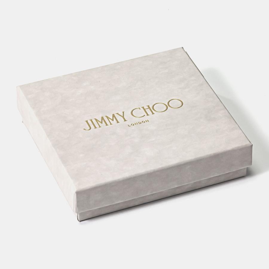 【美品】JIMMY CHOO ジミーチュウ コンパクトウォレット 三つ折り財布 ジミー チュー JIMMY CHOO NEMO CZN 三つ折り財布 レディース ミニ財布