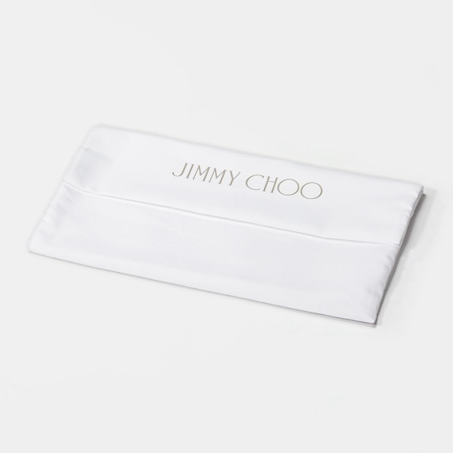【正規品】【美品】JIMMY CHOO  ジミーチュウ　財布　長財布　ホワイト JIMMY CHOO ジミーチュウ NINO UUR 長財布 ニノ レディース 財布