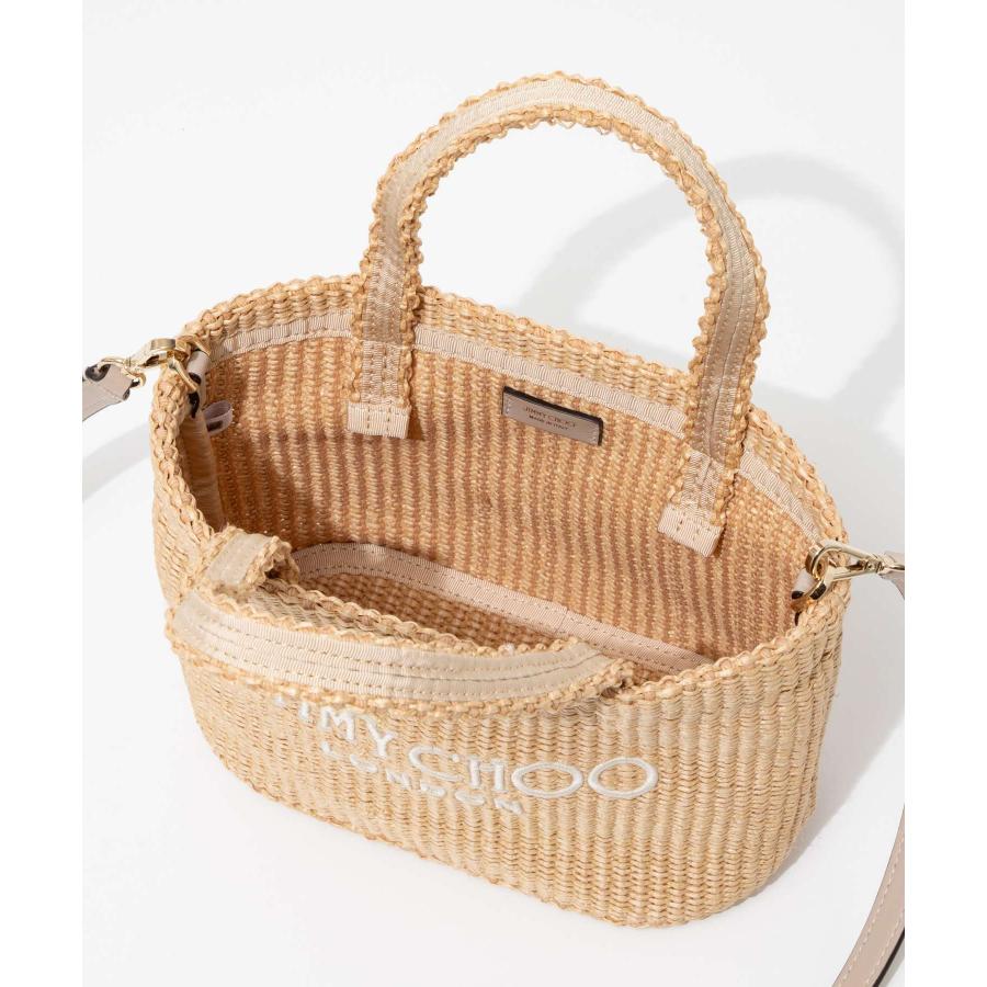 JIMMY CHOO ジミーチュウ BEACH TOTE E/W MINI JYN ショルダー