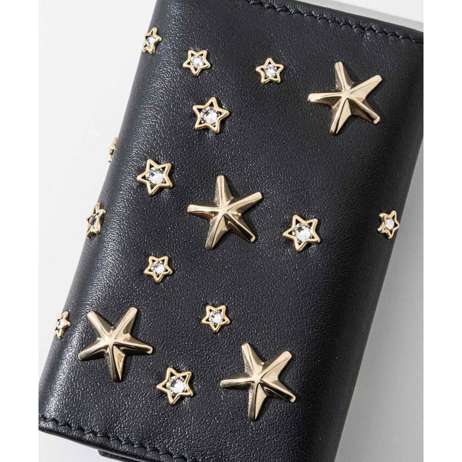 【未使用】ジミーチュウ JIMMY CHOO キーケース　レザー　ネイビー Amazon.co.jp: [Jimmy Choo] [ジミーチュウ] キーケース