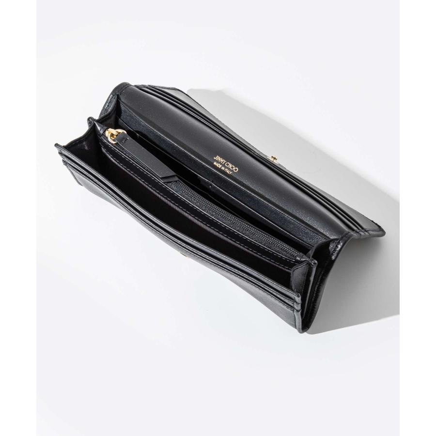 【新品未使用】JIMMY CHOO NINO ブラック 長財布 ジミーチュウ JIMMY CHOO（ジミーチュウ） JIMMY CHOO NINO CZN 長財布 ニノ