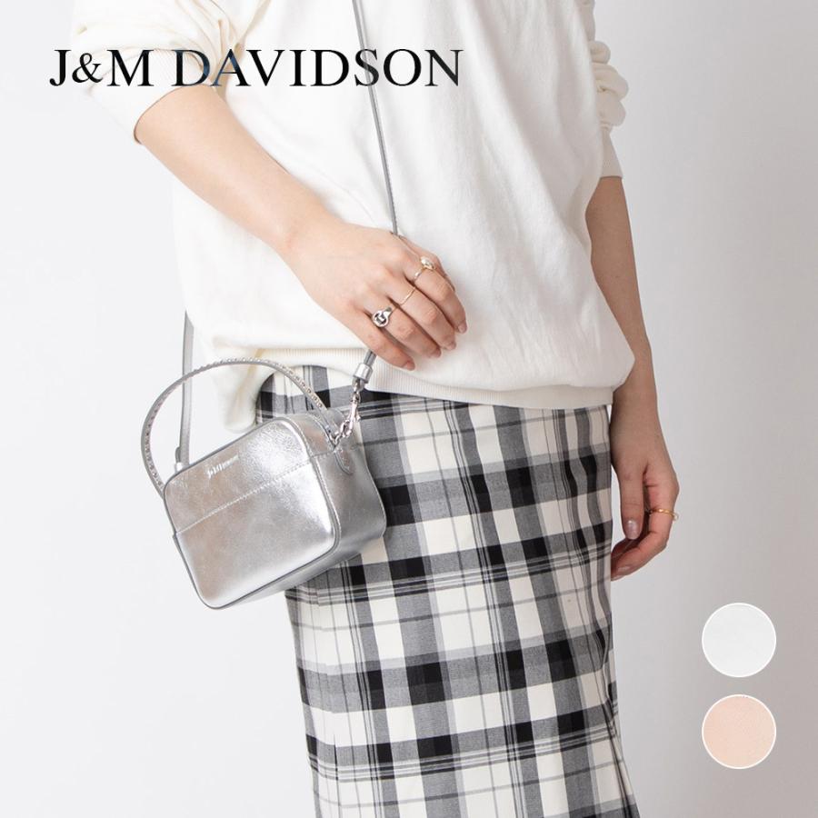 J&M DAVIDSON ぺブル ミニ レディース ショルダーバッグ-