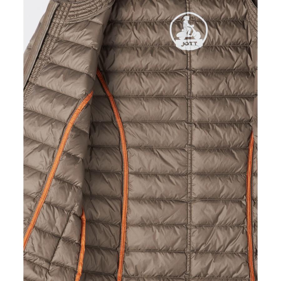美品　JOTT ダウンジャケットDOUDA CARAMEL Mサイズ　収納袋あり JOTT（ジョット） JOTT DOUDA FW22WDOW16 ダウンジャケット レディース