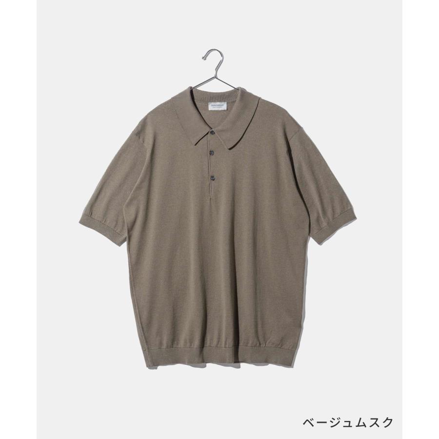 新品 ジョンスメドレー ISIS アイシス ポロシャツ 半袖 ニット XL JOHN SMEDLEY（ジョンスメドレー） ニットポロシャツ ISIS シー