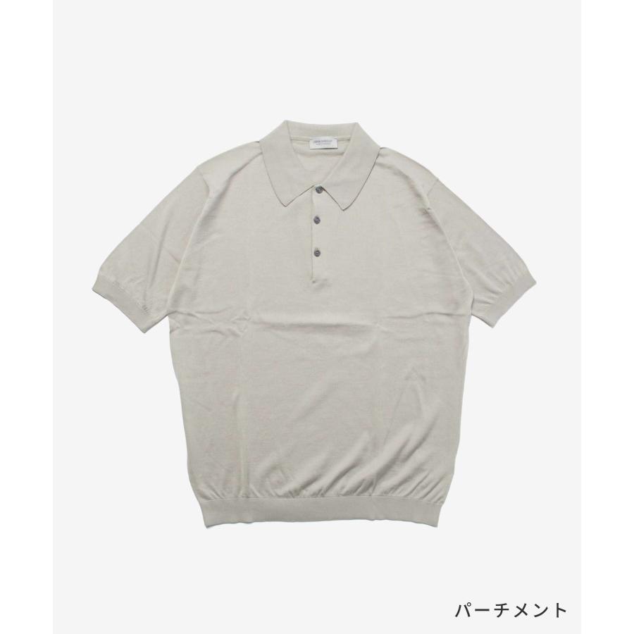 JOHN SMEDLEY ホワイト ポロシャツ XL JOHN SMEDLEY（ジョンスメドレー） ポロシャツ メンズ レディース
