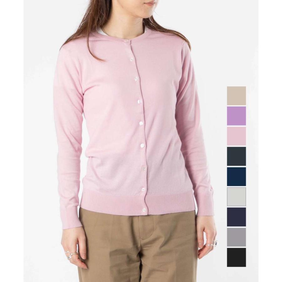 ジョンスメドレー イギリス製 美品 薄手 ウール ニット カーディガン ピンク JOHN SMEDLEY｜ジョンスメドレー日本公式