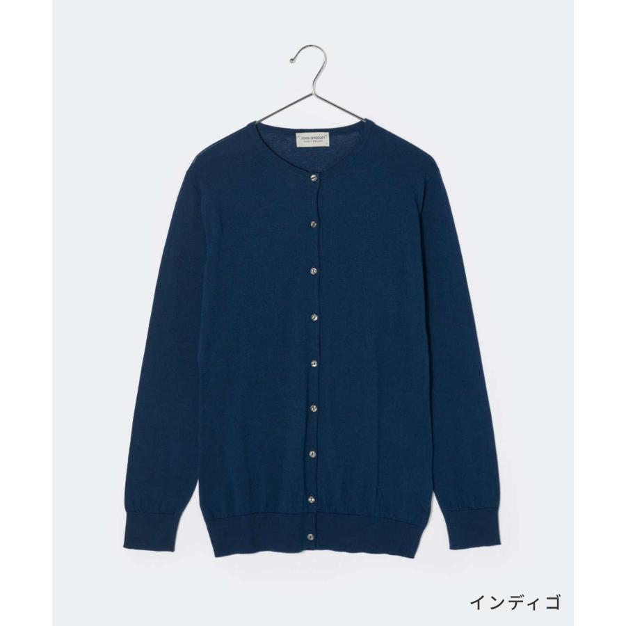 ☆良品 ジョンスメドレー ラウンドネック アンサンブル ニット カーディガン 黒 JOHN SMEDLEY ジョンスメドレー レディース ラウンドネック長袖