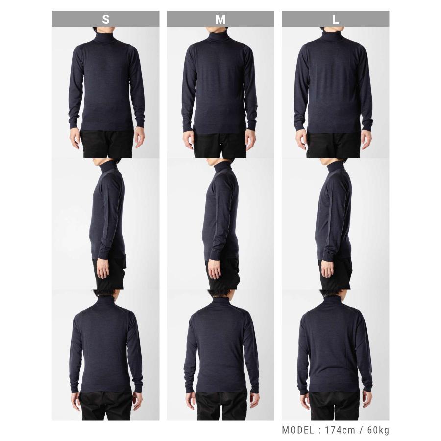 ジョンスメドレー JOHN SMEDLEY CHERWELL ROLL NECK PULLOVER STANDARD FIT 30G チャーウェル ロールネック　スタンダード フィット 30ゲージ CHERWELL | JOHN SMEDLEY | 22