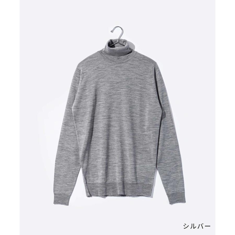 ジョンスメドレー JOHN SMEDLEY CHERWELL ROLL NECK PULLOVER STANDARD FIT 30G チャーウェル ロールネック　スタンダード フィット 30ゲージ CHERWELL | JOHN SMEDLEY | 09