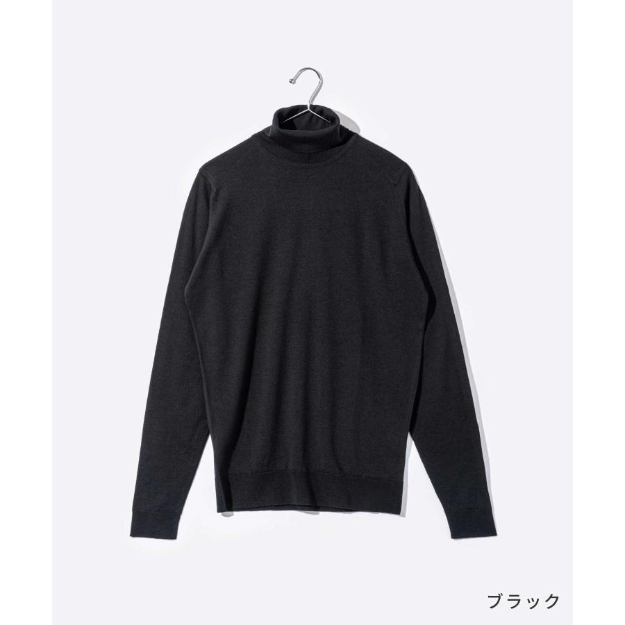 ジョンスメドレー JOHN SMEDLEY CHERWELL ROLL NECK PULLOVER STANDARD FIT 30G チャーウェル ロールネック　スタンダード フィット 30ゲージ CHERWELL | JOHN SMEDLEY | 10