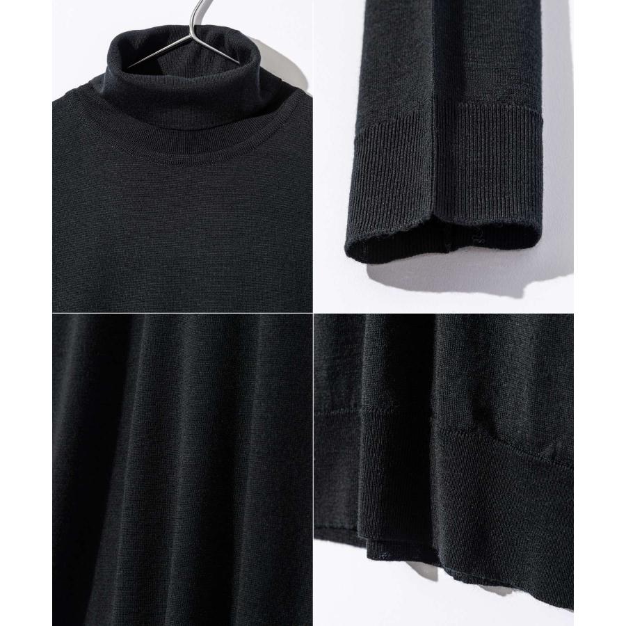 ジョンスメドレー JOHN SMEDLEY CHERWELL ROLL NECK PULLOVER STANDARD FIT 30G チャーウェル ロールネック　スタンダード フィット 30ゲージ CHERWELL | JOHN SMEDLEY | 12