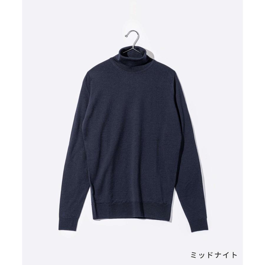 ジョンスメドレー JOHN SMEDLEY CHERWELL ROLL NECK PULLOVER STANDARD FIT 30G チャーウェル ロールネック　スタンダード フィット 30ゲージ CHERWELL | JOHN SMEDLEY | 13