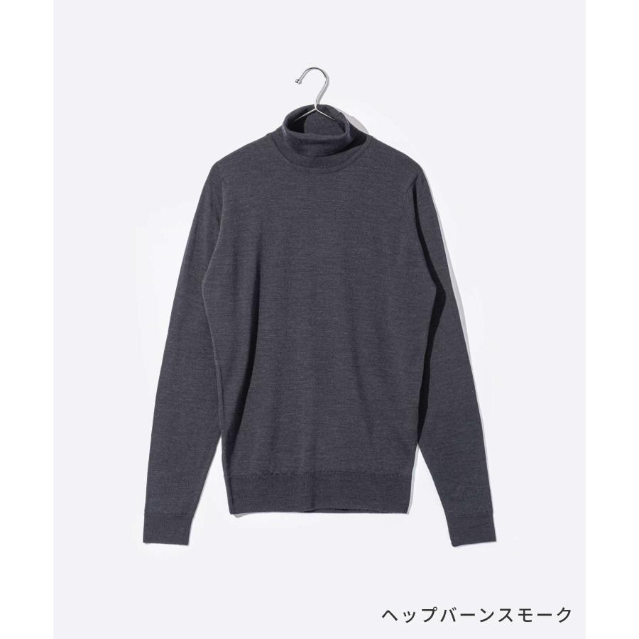 ジョンスメドレー JOHN SMEDLEY CHERWELL ROLL NECK PULLOVER STANDARD FIT 30G チャーウェル ロールネック　スタンダード フィット 30ゲージ CHERWELL | JOHN SMEDLEY | 14