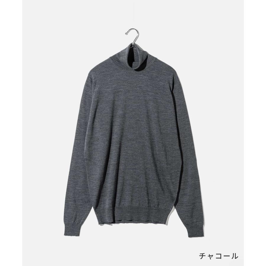ジョンスメドレー JOHN SMEDLEY CHERWELL ROLL NECK PULLOVER STANDARD FIT 30G チャーウェル ロールネック　スタンダード フィット 30ゲージ CHERWELL | JOHN SMEDLEY | 15