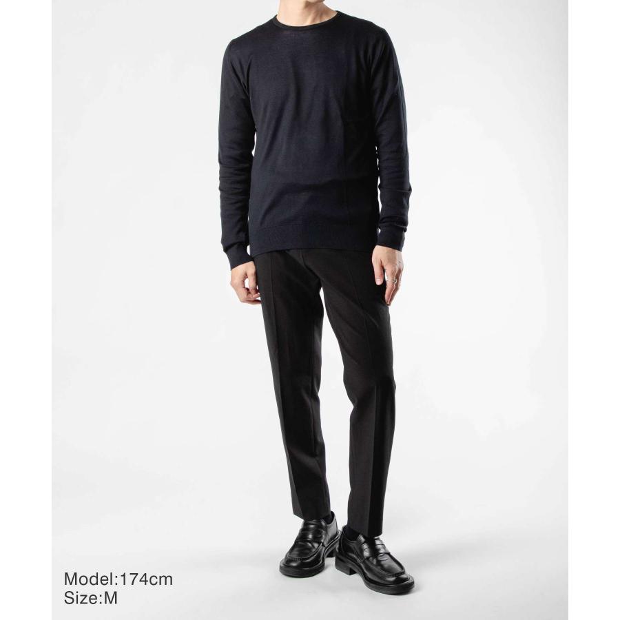 JOHN SMEDLEY ブラック ニットセーター Sサイズ JOHN SMEDLEY ジョンスメドレー ニットトップス LUNDY STANDARD