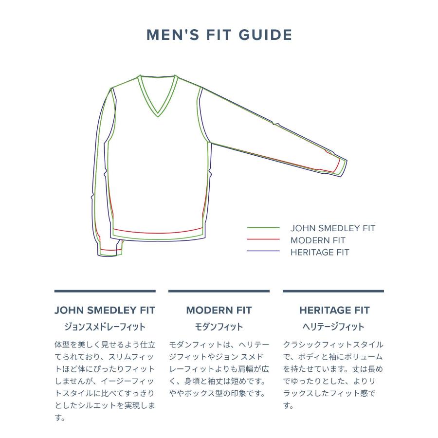JOHN SMEDLEY（ジョンスメドレー） JOHN SMEDLEY MODERN FIT モダン