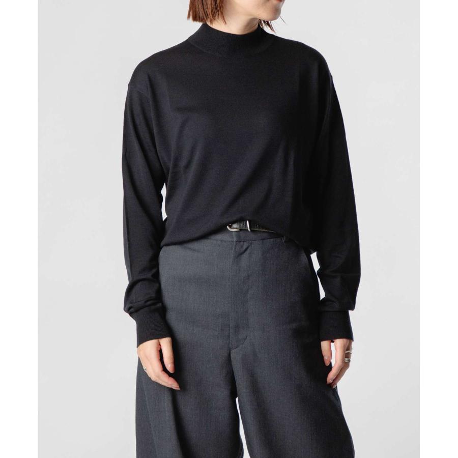 レディースM メンズS john smedley amity モックネックニット JOHN SMEDLEY（ジョンスメドレー） JOHN SMEDLEY AMITY COMMON FIT 30G