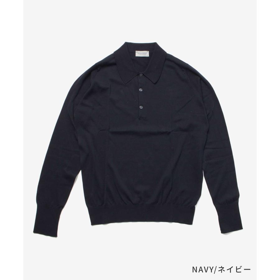 ジョンスメドレー JOHN SMEDLEY FINCHLEY フィンチリー EASY FIT 30G イージー フィット ポロシャツ ニット 長袖 メンズ トップス 爆買の画像