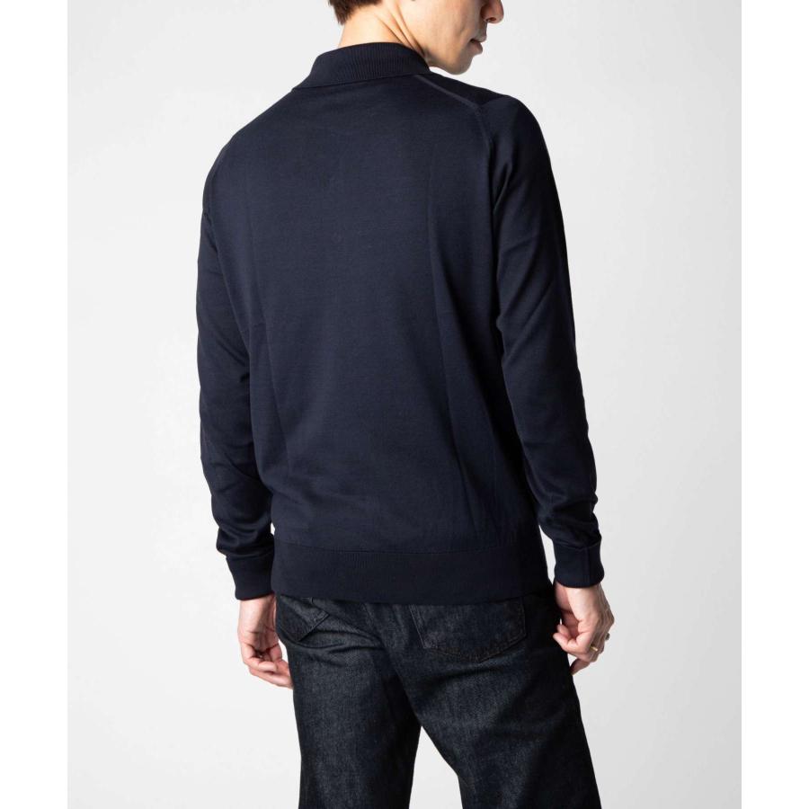 ジョンスメドレー JOHN SMEDLEY FINCHLEY フィンチリー EASY FIT 30G イージー フィット ポロシャツ ニット 長袖 メンズ トップス 爆買の画像