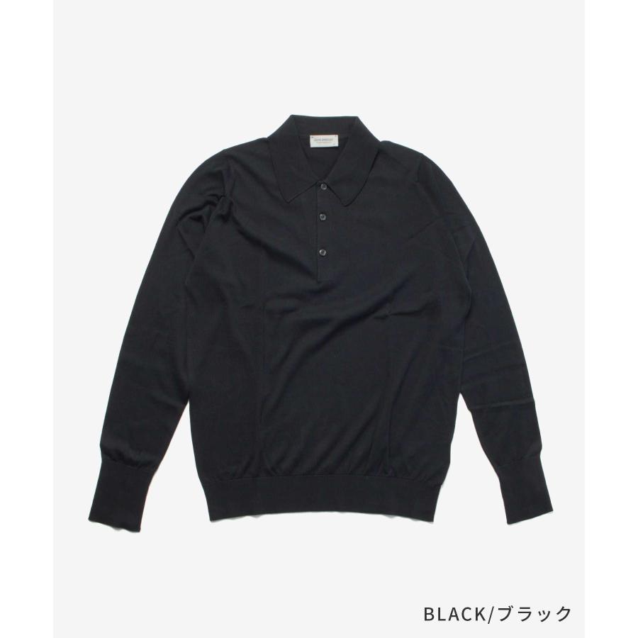 ジョンスメドレー JOHN SMEDLEY FINCHLEY フィンチリー EASY FIT 30G イージー フィット ポロシャツ ニット 長袖 メンズ トップス 爆買の画像