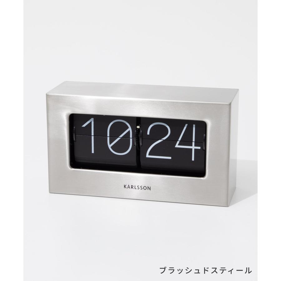 カールソン KARLSSON Wall / Table clock Boxed Flip KA5620ST KA5620WD ボックスフリップ ユニセックス 時計 置き時計 掛け時計 爆買 | Karlsson | 02