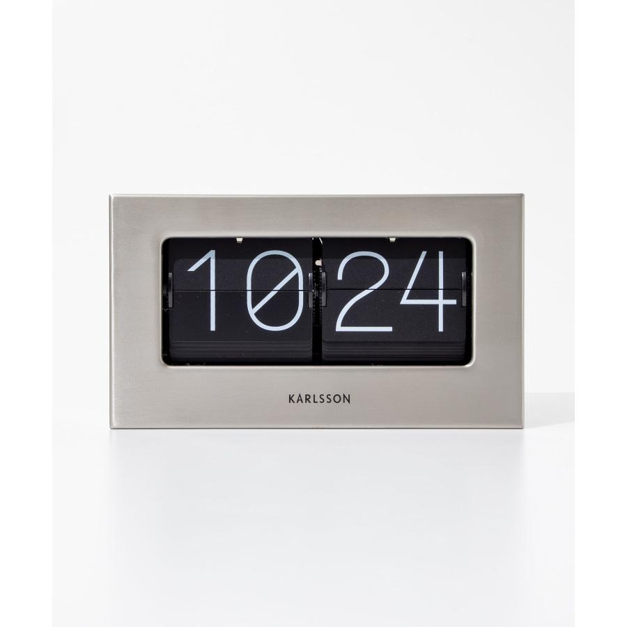 カールソン KARLSSON Wall / Table clock Boxed Flip KA5620ST KA5620WD ボックスフリップ ユニセックス 時計 置き時計 掛け時計 爆買 | Karlsson | 04