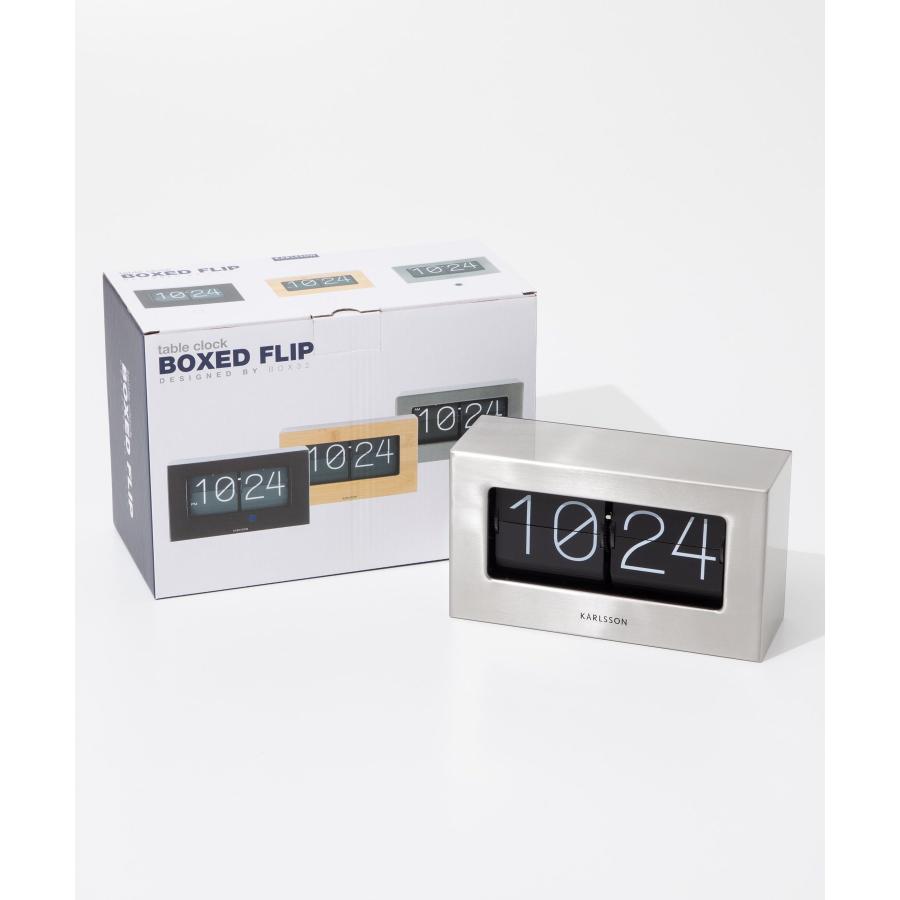 カールソン KARLSSON Wall / Table clock Boxed Flip KA5620ST KA5620WD ボックスフリップ ユニセックス 時計 置き時計 掛け時計 爆買 | Karlsson | 07