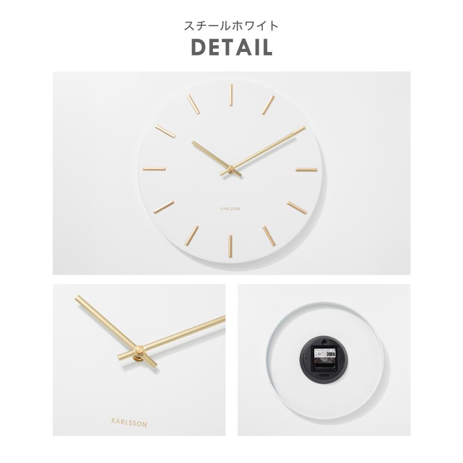 カールソン KARLSSON Wall clock Charm KA5821BK KA5821GY KA5821WH チャーム 直径30cm ユニセックス 時計 掛け時計 爆買 | Karlsson | 03