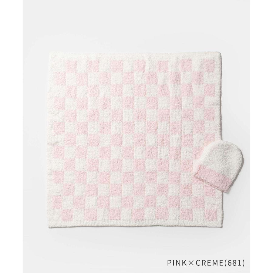 カシウエア Kashwere CHENILLA CLOUD シェニール クラウド Baby Blanket Check w/ Cap ベビー ブランケット チェック 格子柄 帽子付き BBCH-BCP04 爆買 | Kashwere | 18